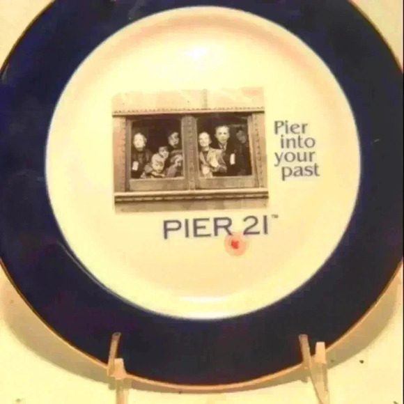 Pier 21  Souvenir Plate. Authentic Trademark. - Picture 1 of 4